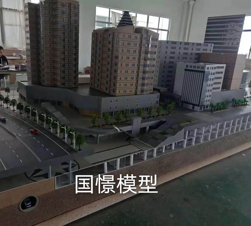 格尔木市建筑模型