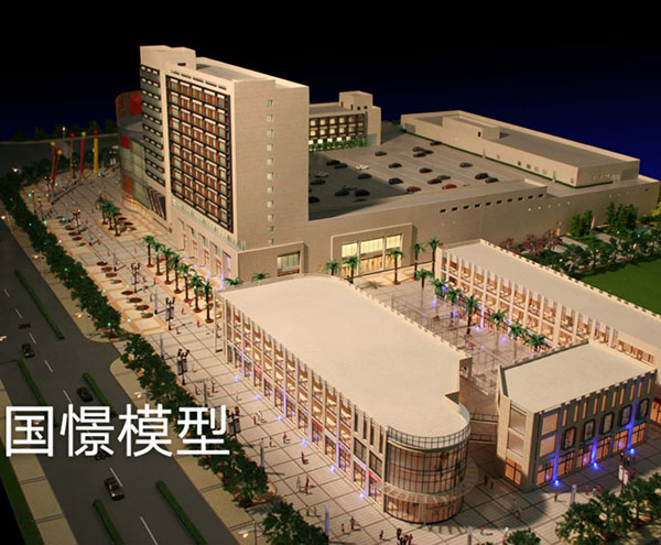 格尔木市建筑模型