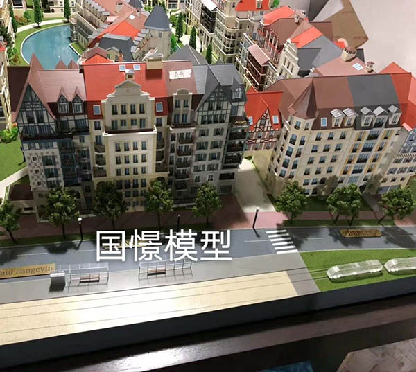 格尔木市建筑模型